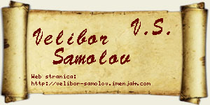 Velibor Samolov vizit kartica